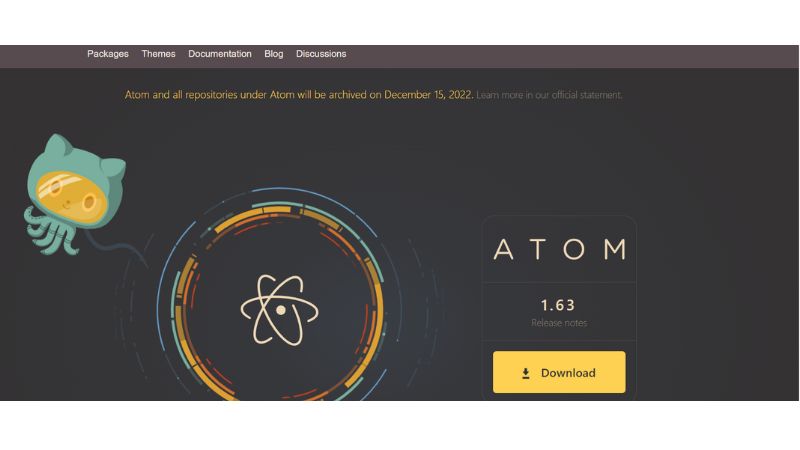 Atom code editor