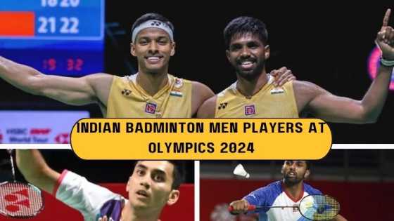 Indian Badminton Men players at paris Olympics 2024