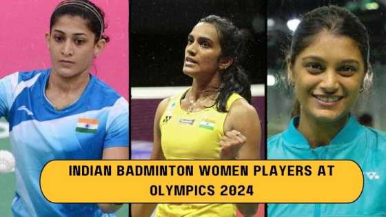 Indian Badminton Women players at pais Olympics 2024