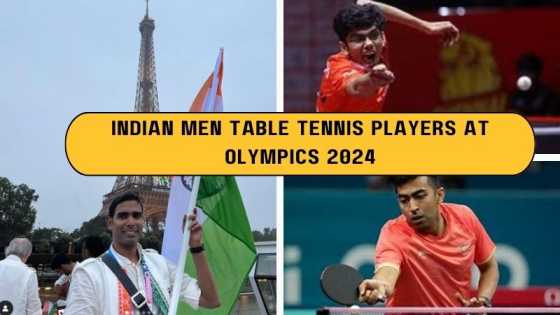 Indian men table tennis players at Paris Olympics 2024