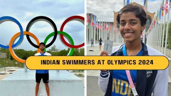 Indian swimmers at Paris Olympics 2024