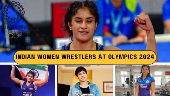 Indian women wrestlers at Paris Olympics 2024