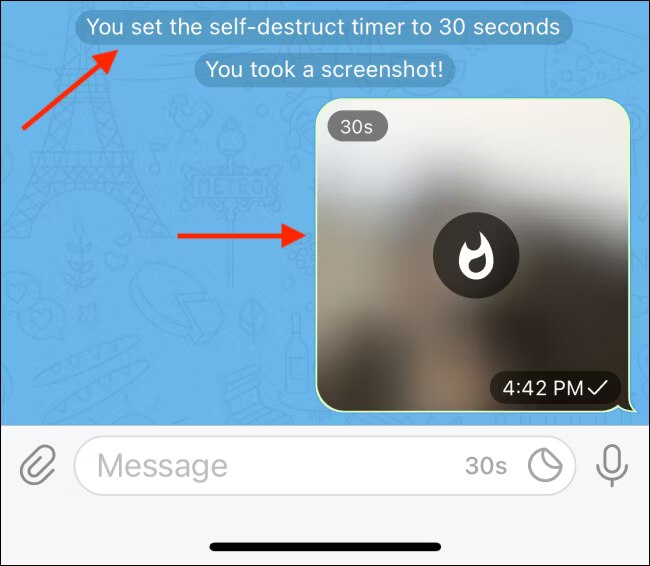 Sending-Self-Destructing-Message - Is Telegram Safe in 2024 Here's What You Should Know