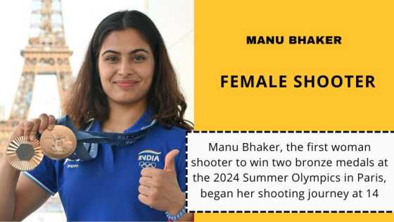 manu bhaker - paris olympics 2024