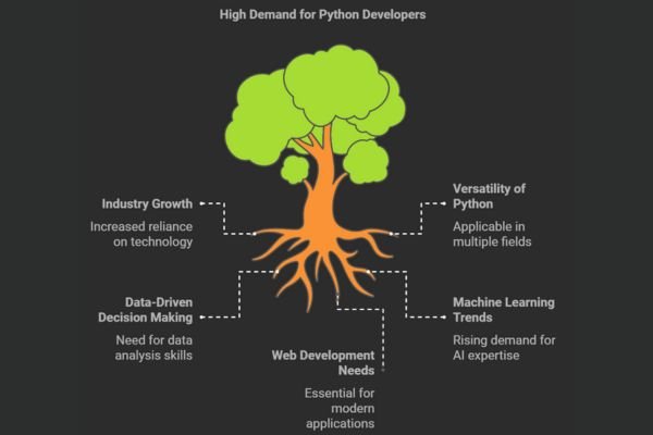 High demand for python developers