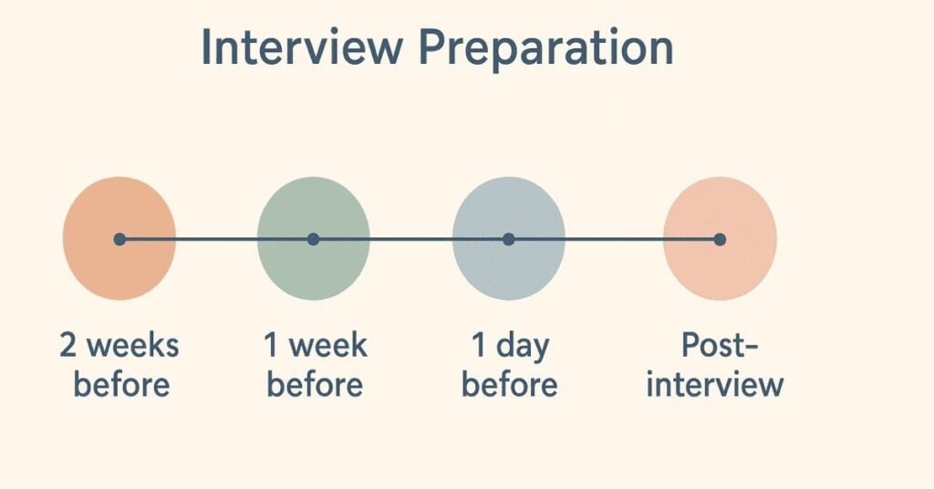 Body language and communication checklist for interviews