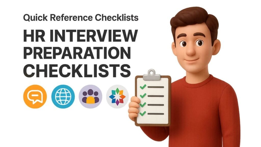 Quick Reference Checklists