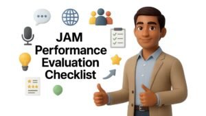 JAM Performance Evaluation Checklist