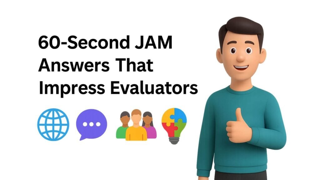 Annotated Sample JAM Responses