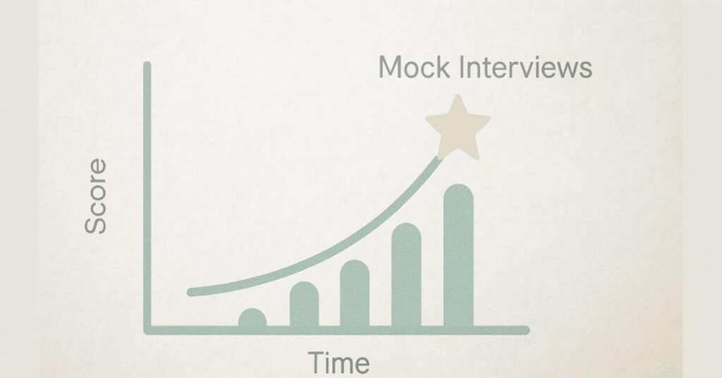 HR interview progress tracking visual