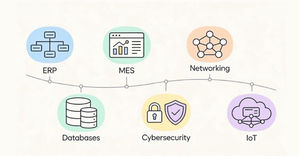 Skills required for manufacturing IT specialist