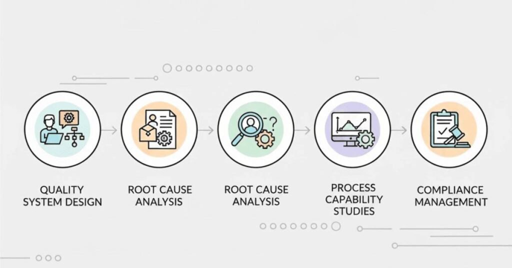 Key responsibilities of a quality control engineer