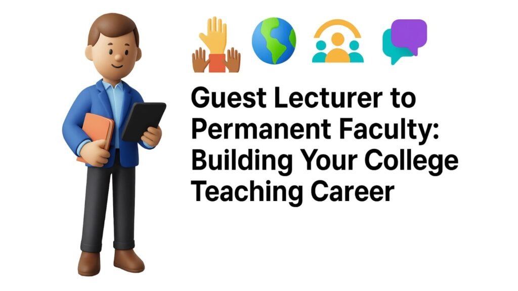 Guest Lecturer to Permanent Faculty