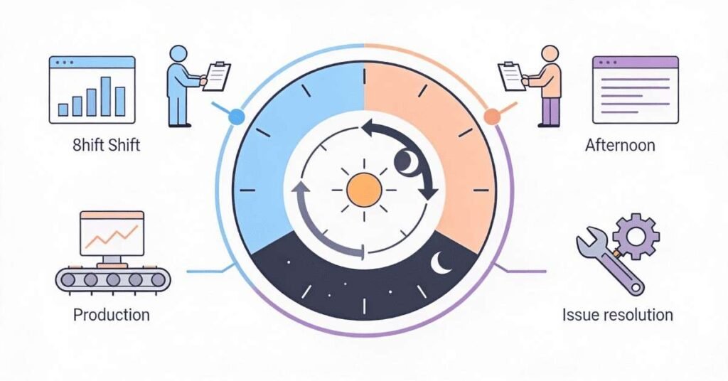 Multi-shift coordination and production oversight role