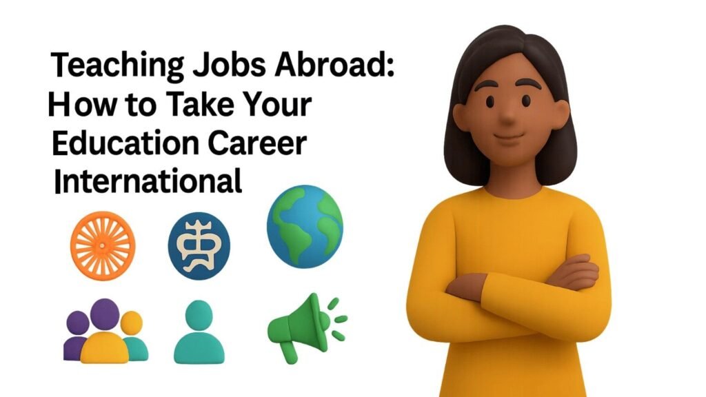 Teaching Jobs Abroad for Indians 2025: TEFL Certification, Countries & Salary Guide