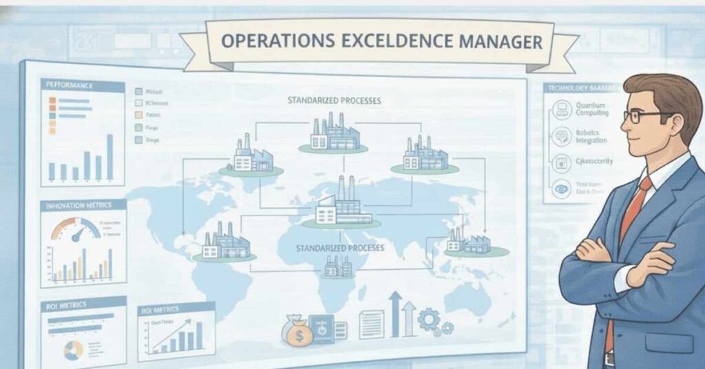 Operations excellence manager career in manufacturing