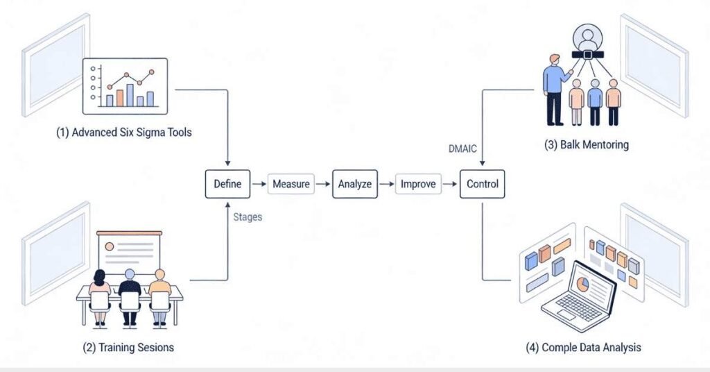 Six Sigma methodology expert and belt training role