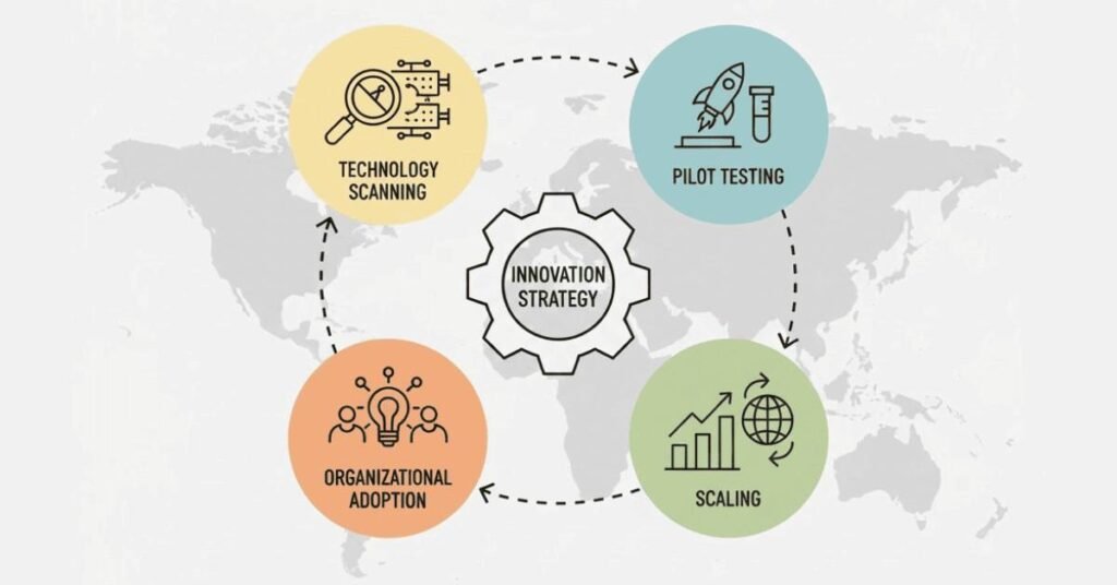 Manufacturing innovation planning and technology adoption role