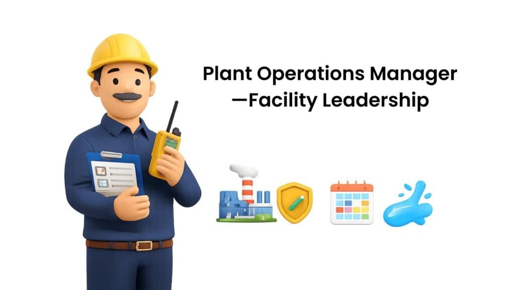 plant operations manager career