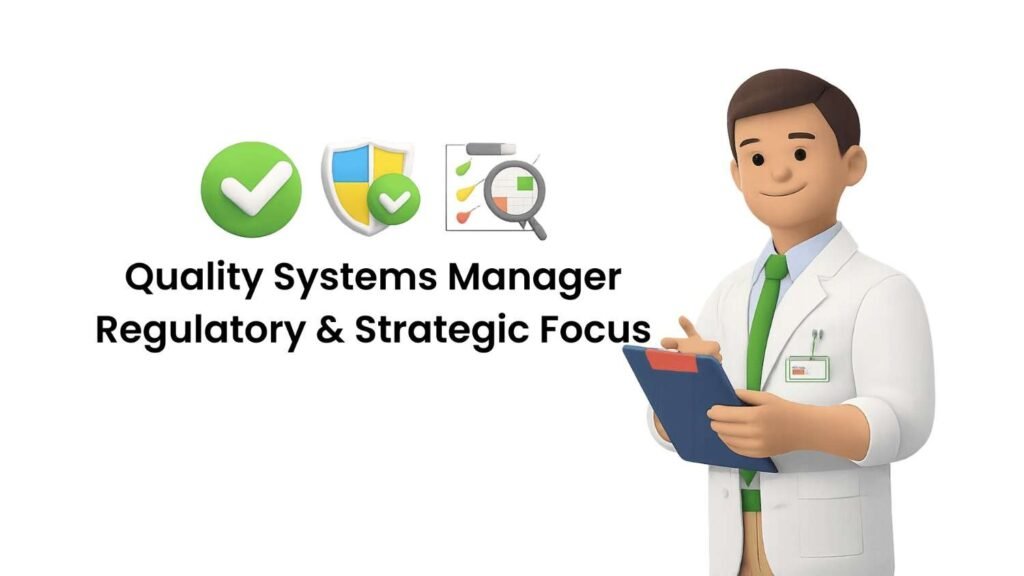 Quality Systems Manager—Regulatory & Strategic Focus