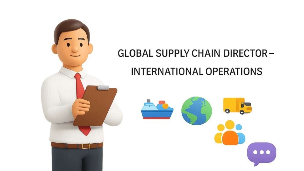Global Supply Chain Director—International Operations