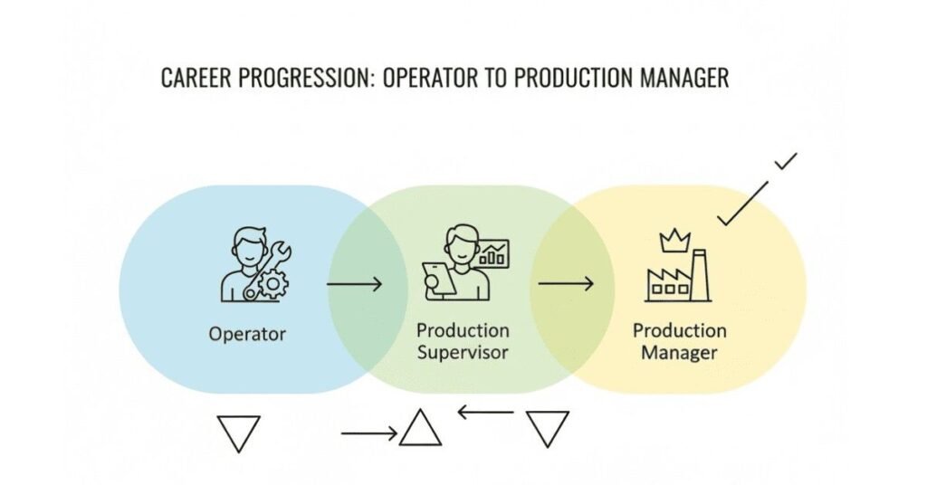 Production supervisor career growth path