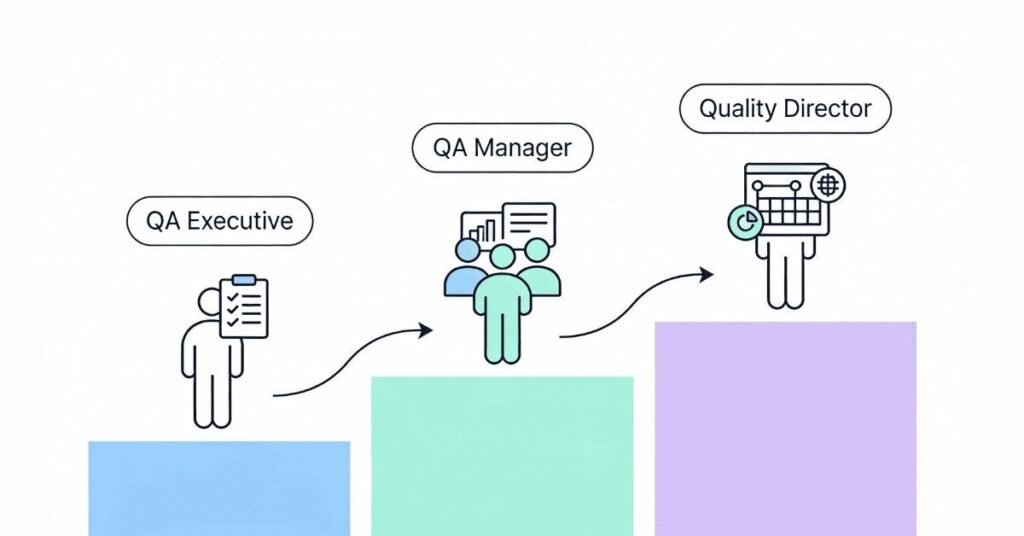 Quality assurance manager career path to quality director