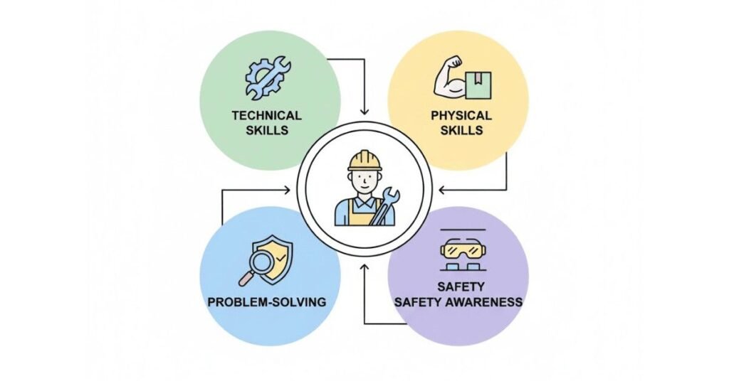 Skills required for mechanical fitter job