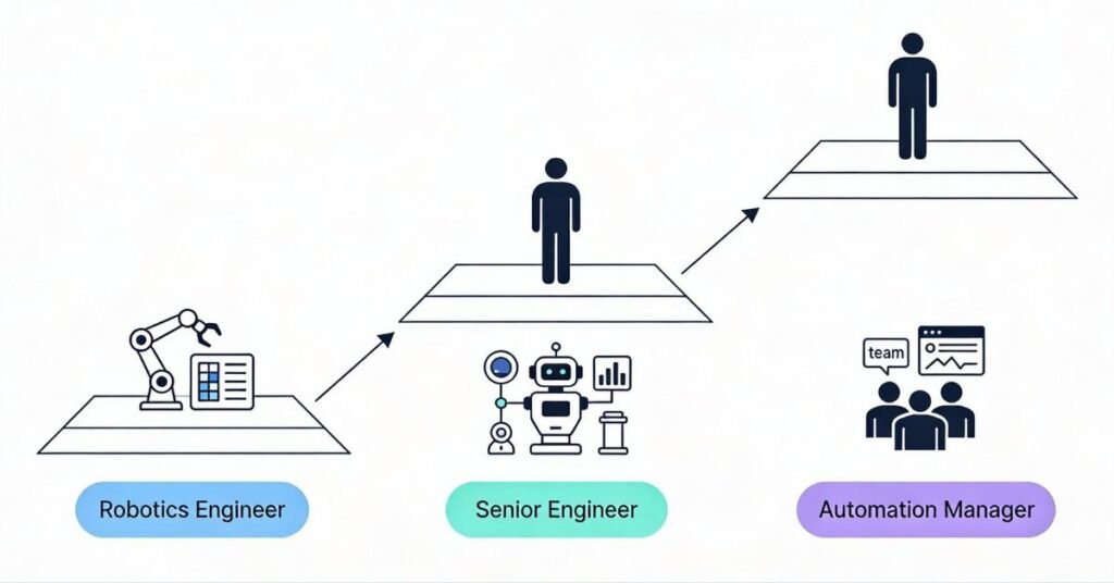 Robotics engineer career growth path