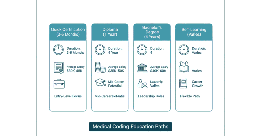 Medical coding learning pathways and training options in India