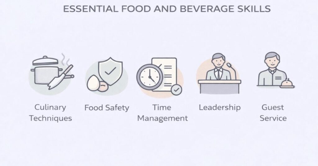 Essential skills for food and beverage careers