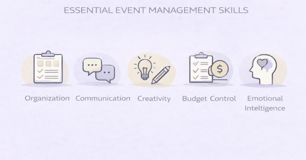 Skills required for event management careers