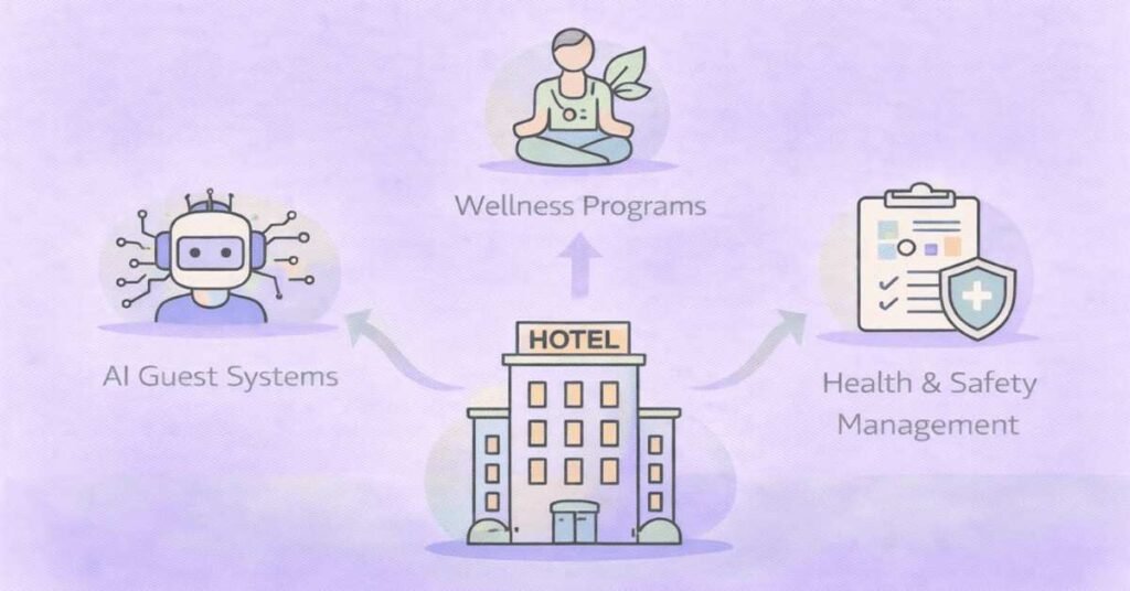 Emerging hospitality roles 2025 overview illustration