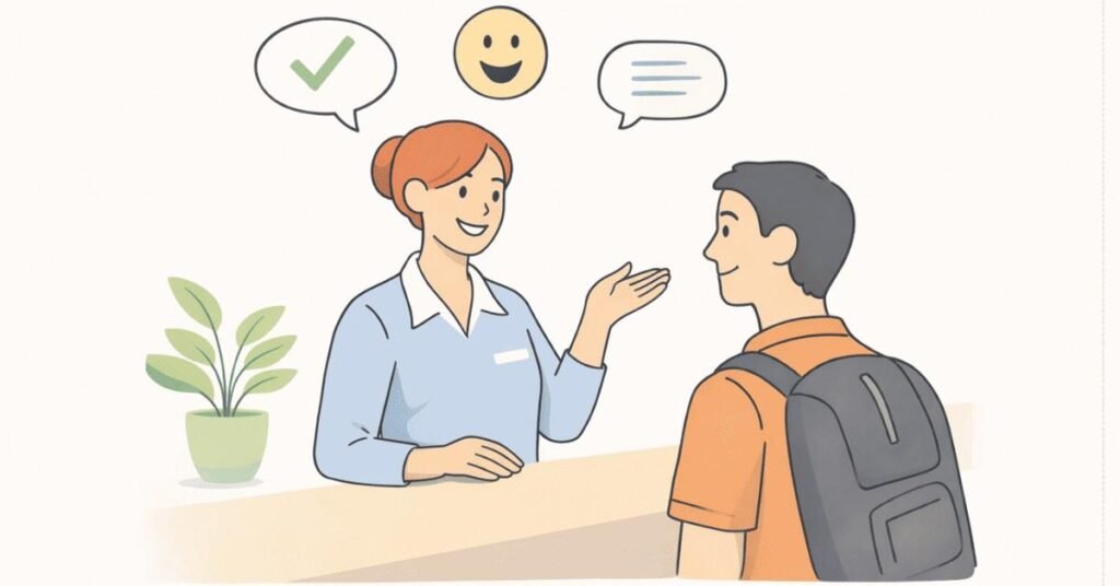 Verbal and non verbal communication skills in hospitality