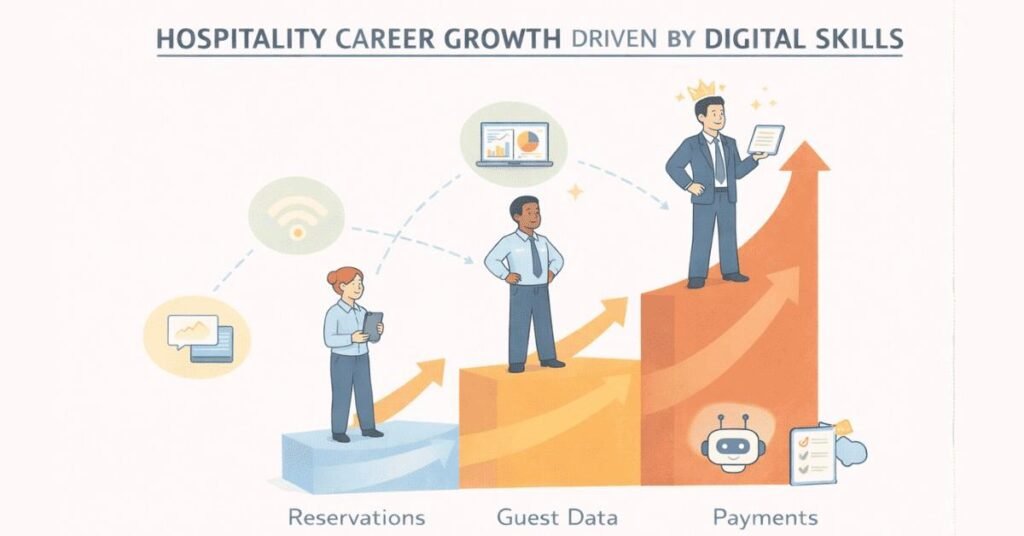 Digital skills driving hospitality career growth
