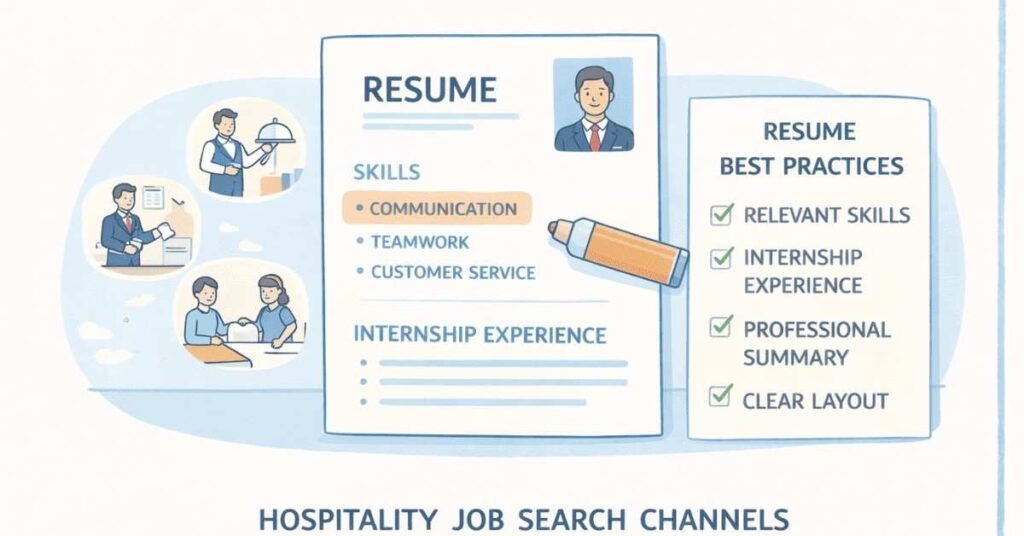 Hospitality resume tips for freshers