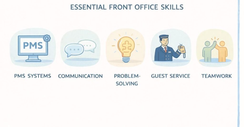Skills required for front office and guest services careers