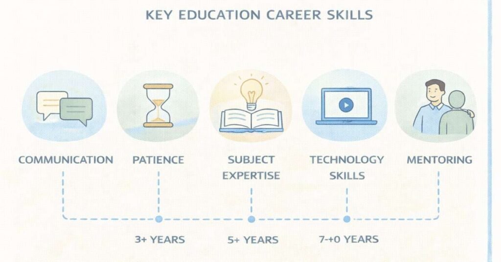 Skills required for education sector careers