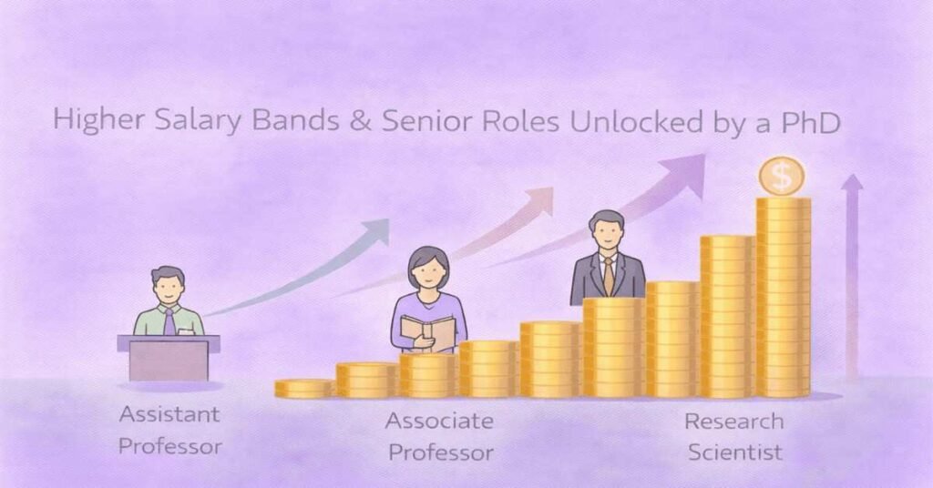Career and salary benefits of PhD in education