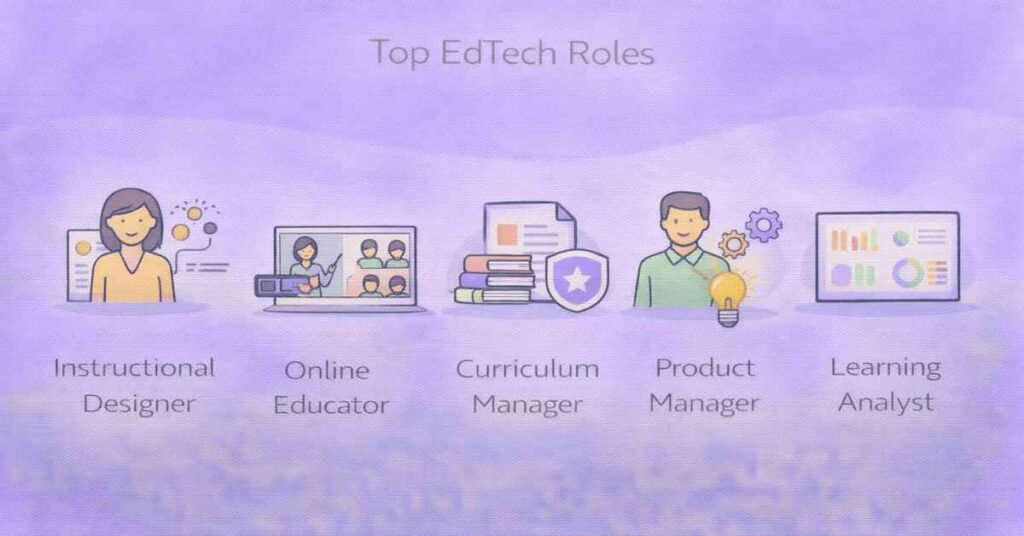 Top EdTech job roles and career options