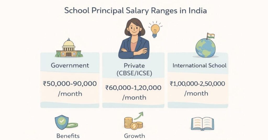 School principal salary in India
