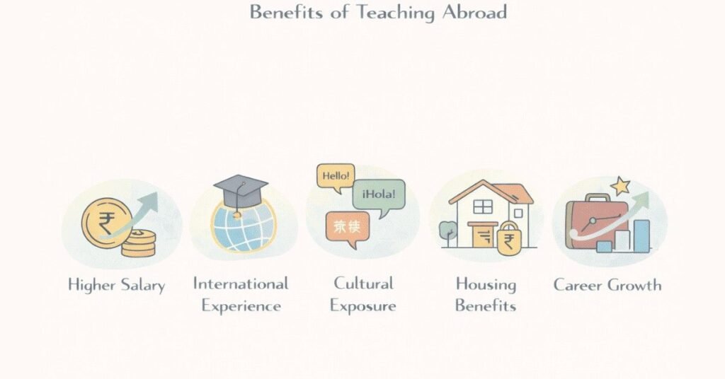 Benefits of teaching abroad for Indian teachers