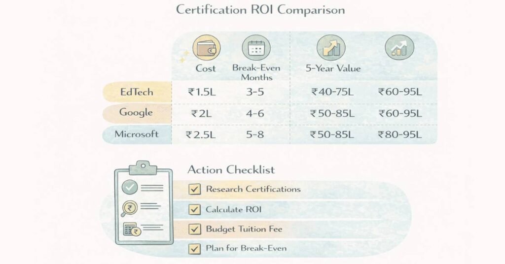 Teaching certification ROI cost and career growth