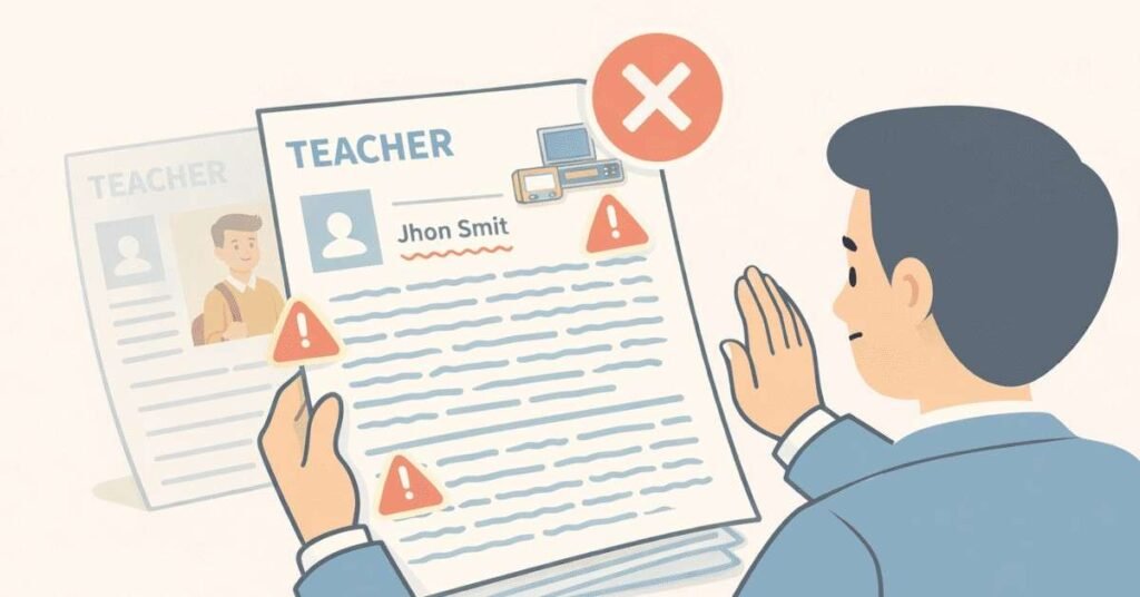 Mistakes cost interviews