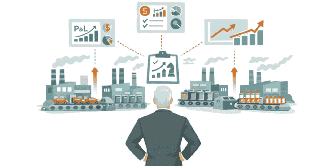 Manufacturing business unit head divisional leadership and P&L ownership