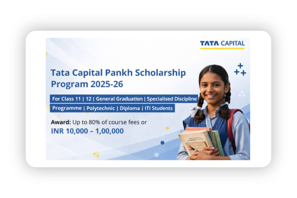 Tata Capital Pankh Scholarship Program 2025–26 – Full Details