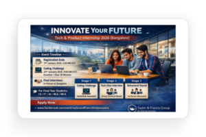 Innovate Your Future: Tech & Product Internship Fair 2026 (Bangalore)