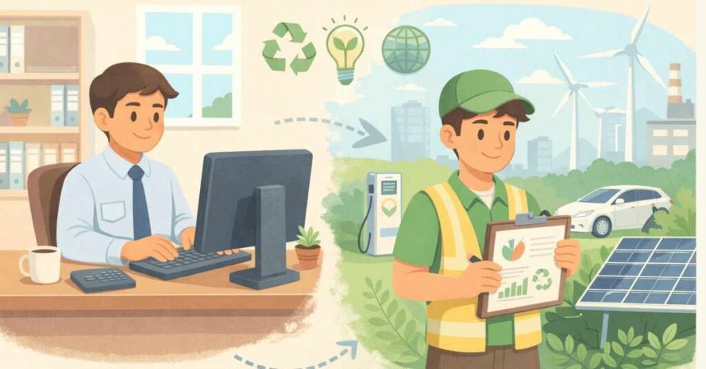 Career change to environmental services for professionals