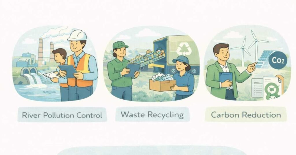 Real world environmental services work examples