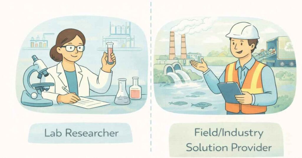 Environmental services vs environmental science difference